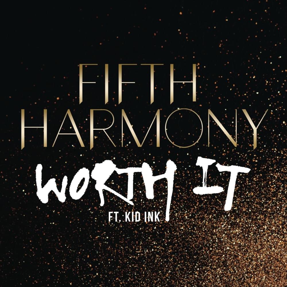 Album cover art for "Fifth Harmony - Worth It ft. Kid Ink (Tradução em Português)" by Genius Brasil Traduções