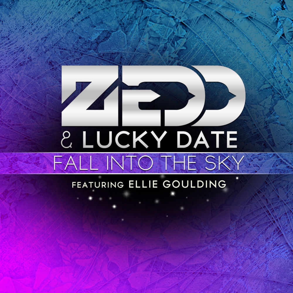 Album cover art for "Fall Into The Sky" by Zedd & Ellie Goulding