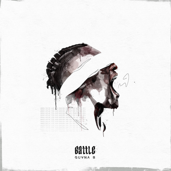 Album cover art for "Battle" by Guvna B