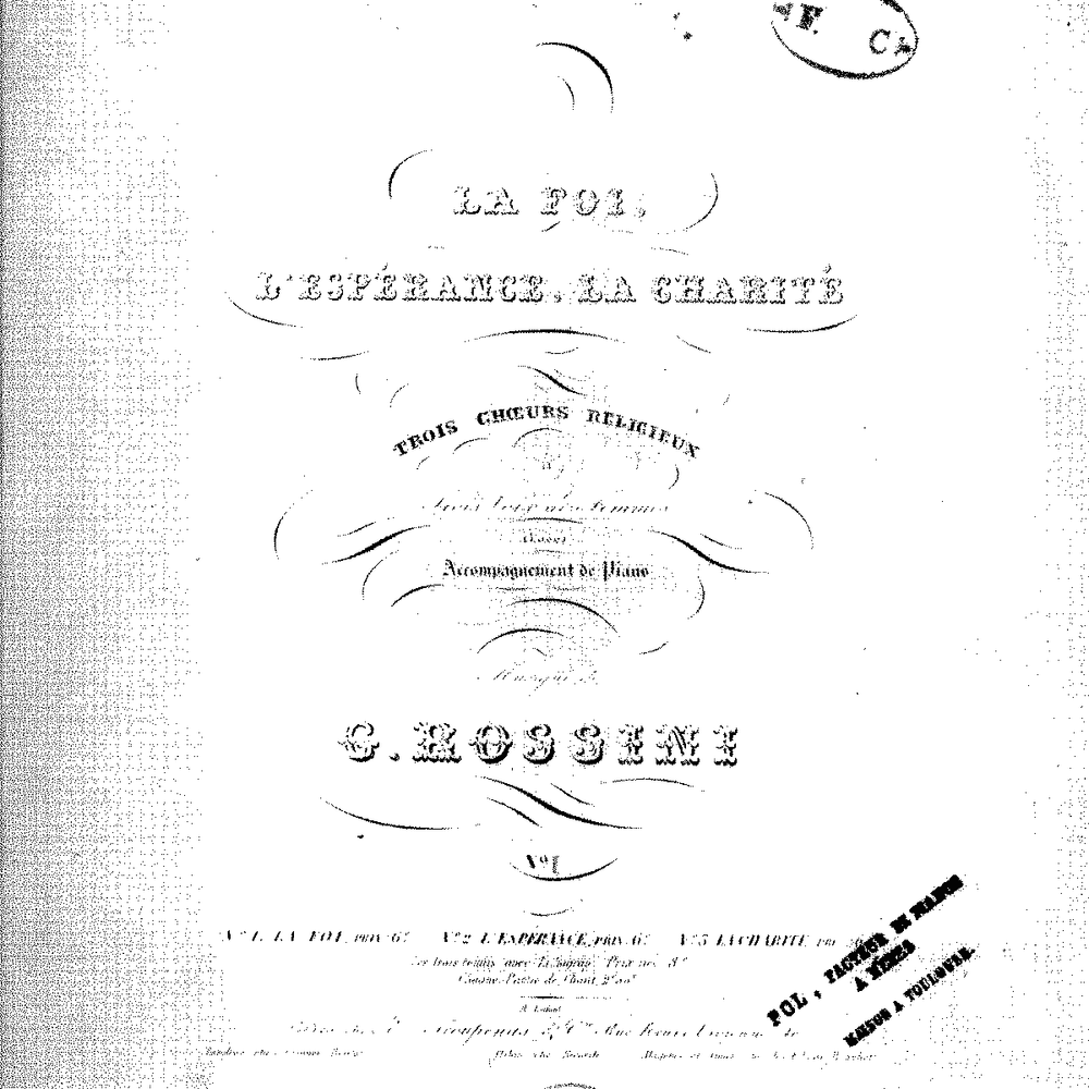 La Foi by Gioachino Rossini