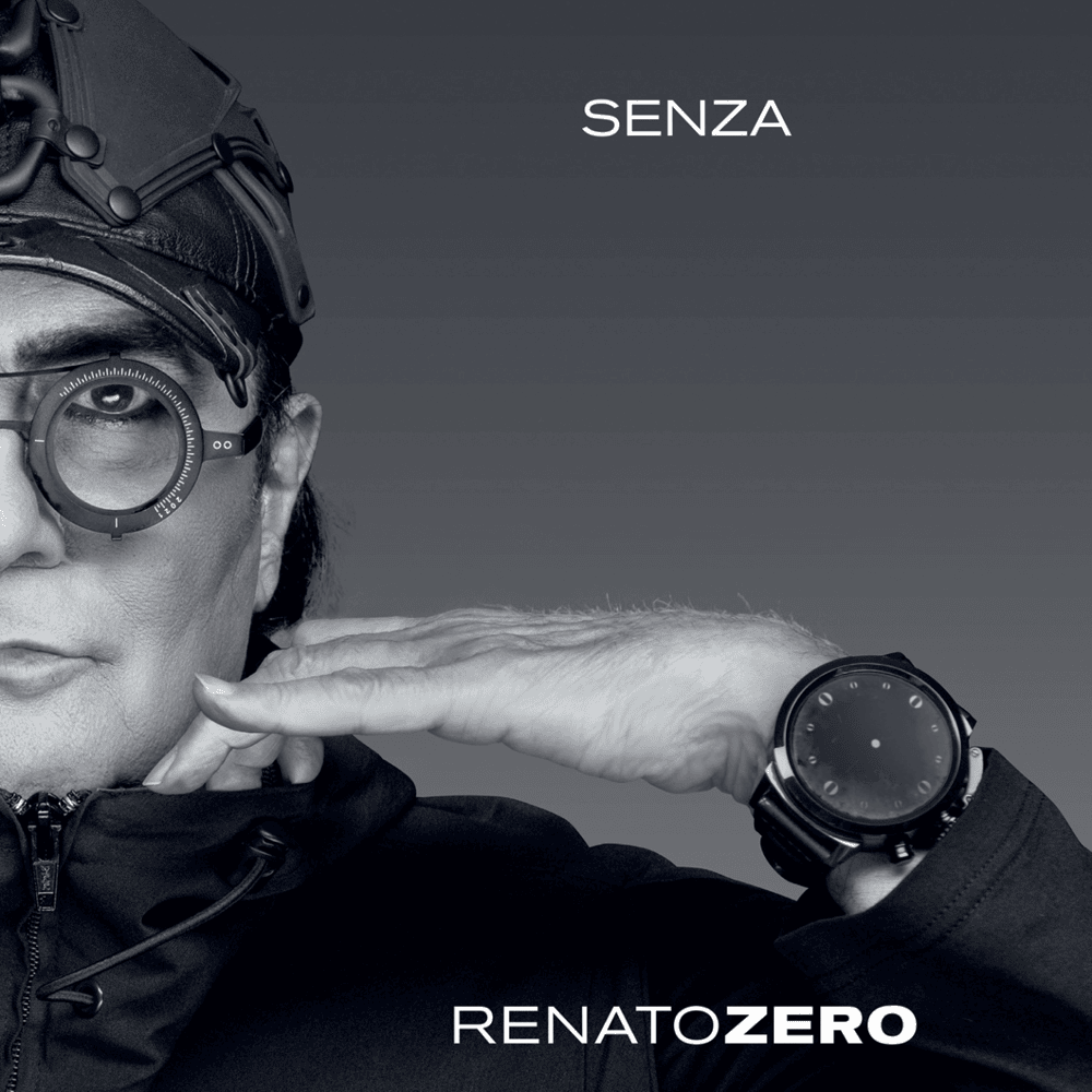 Album cover art for "Senza" by Renato Zero