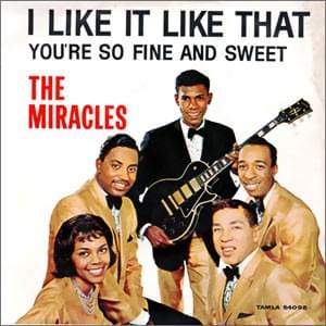 Album cover art for "I Like It Like That" by The Miracles