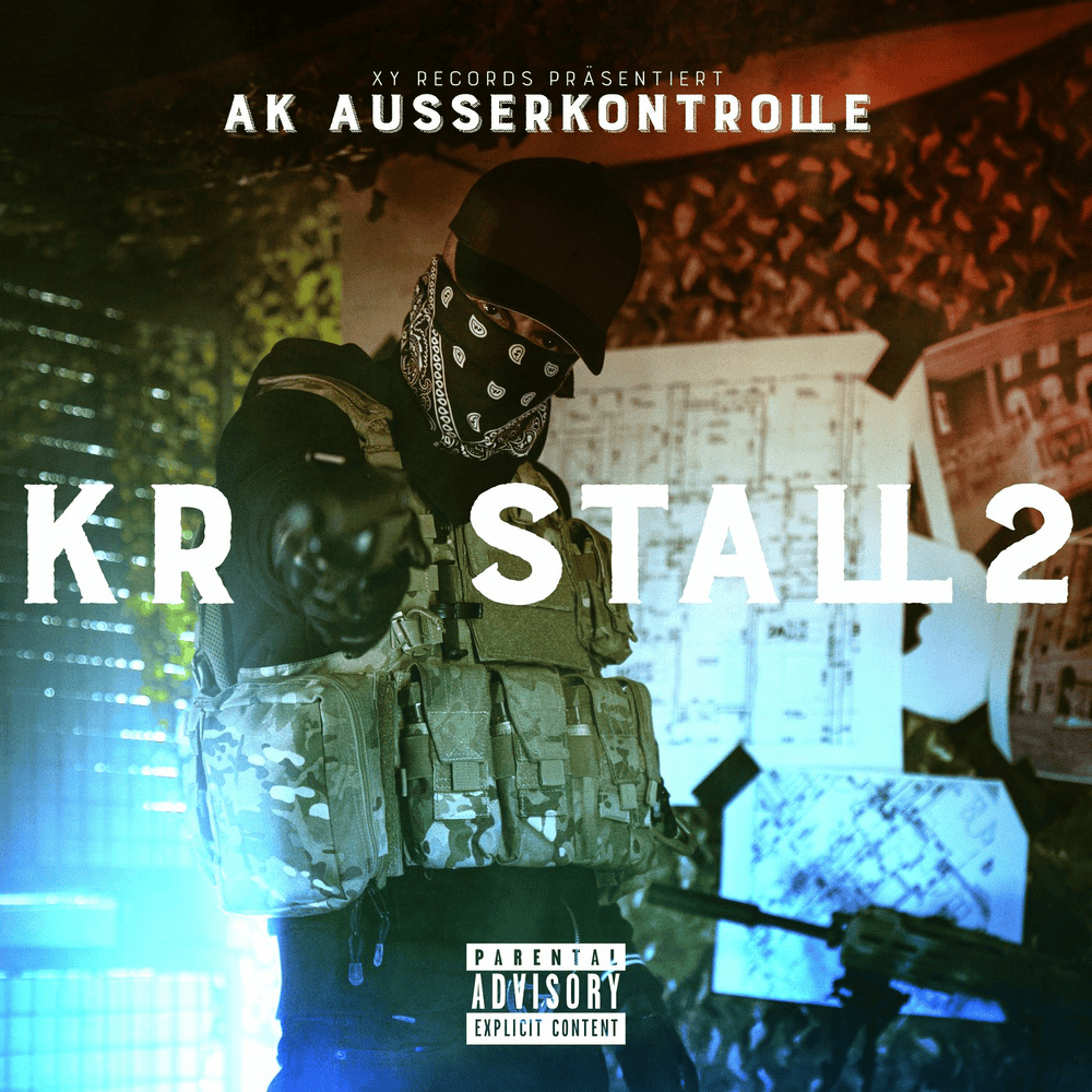 Album cover art for "Kristall 2" by AK AUSSERKONTROLLE