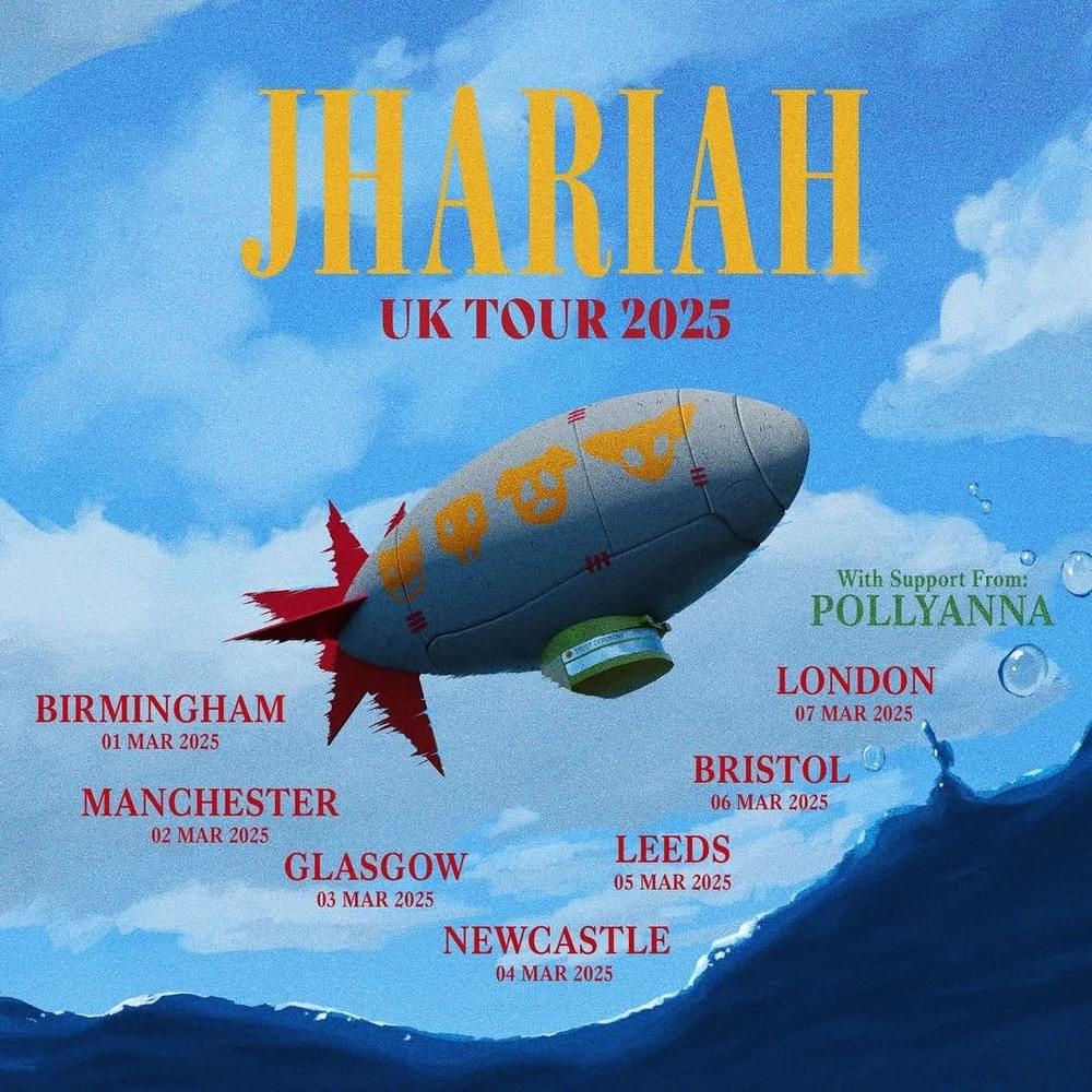 Cover image for Jhariah UK 2025 Tour Setlist
