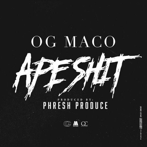 Album cover art for "Ape Shit" by OG Maco