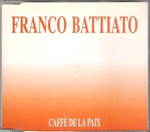 Album cover art for "Caffé de la Paix" by Franco Battiato