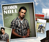 Album cover art for "Now I Run" by Shannon Noll
