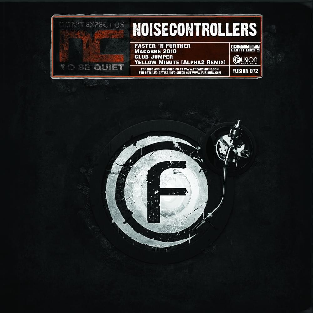 Album cover art for "Faster n’ Further" by Noisecontrollers