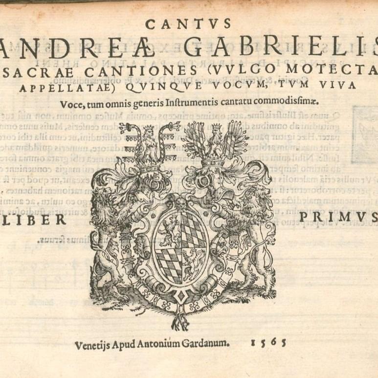 Cantate Domino canticum novum by Andrea Gabrieli