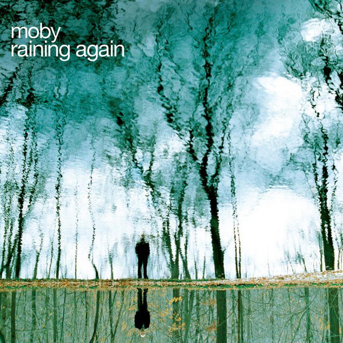 Album cover art for "Raining Again" by Moby
