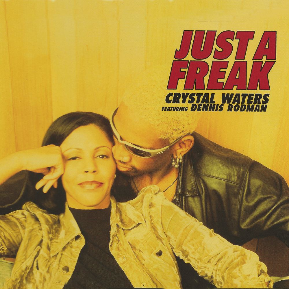 Album cover art for "Just a Freak" by Crystal Waters & Dennis Rodman