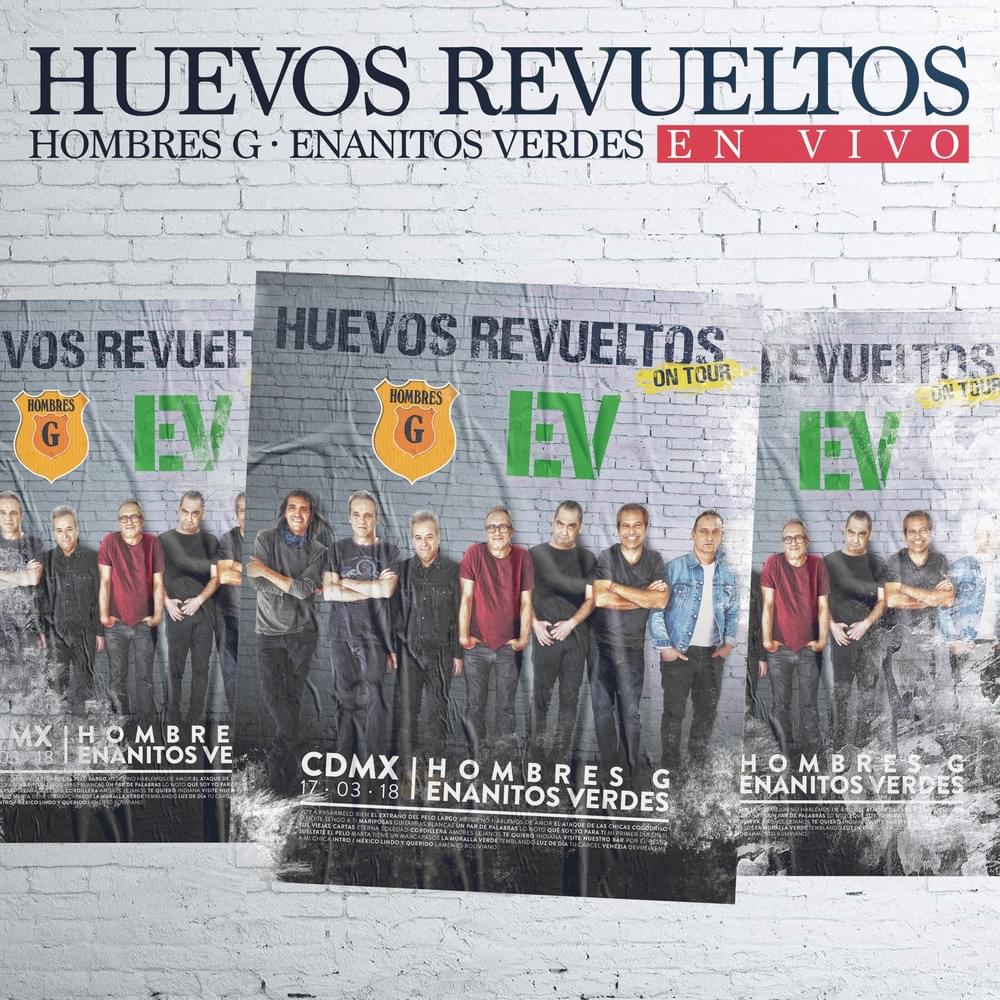 Album cover art for "Devuélveme a Mi Chica (En Vivo)" by Hombres G
