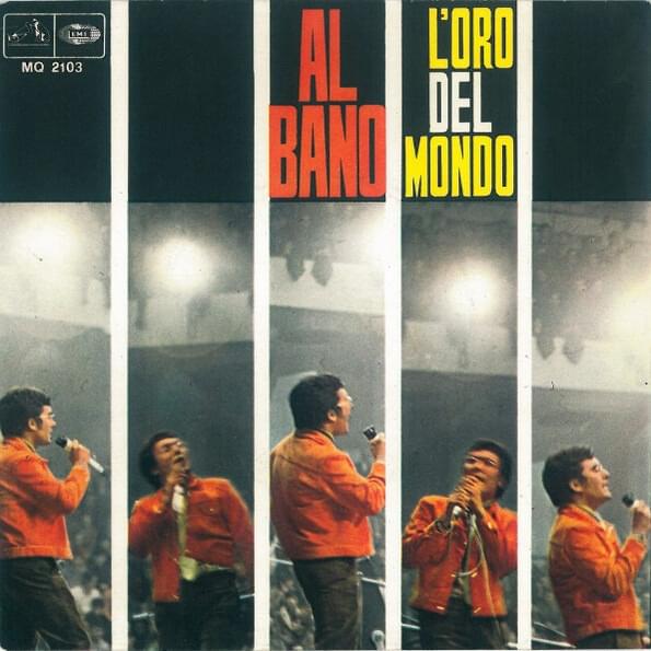 Album cover art for "L’oro del mondo" by Al Bano