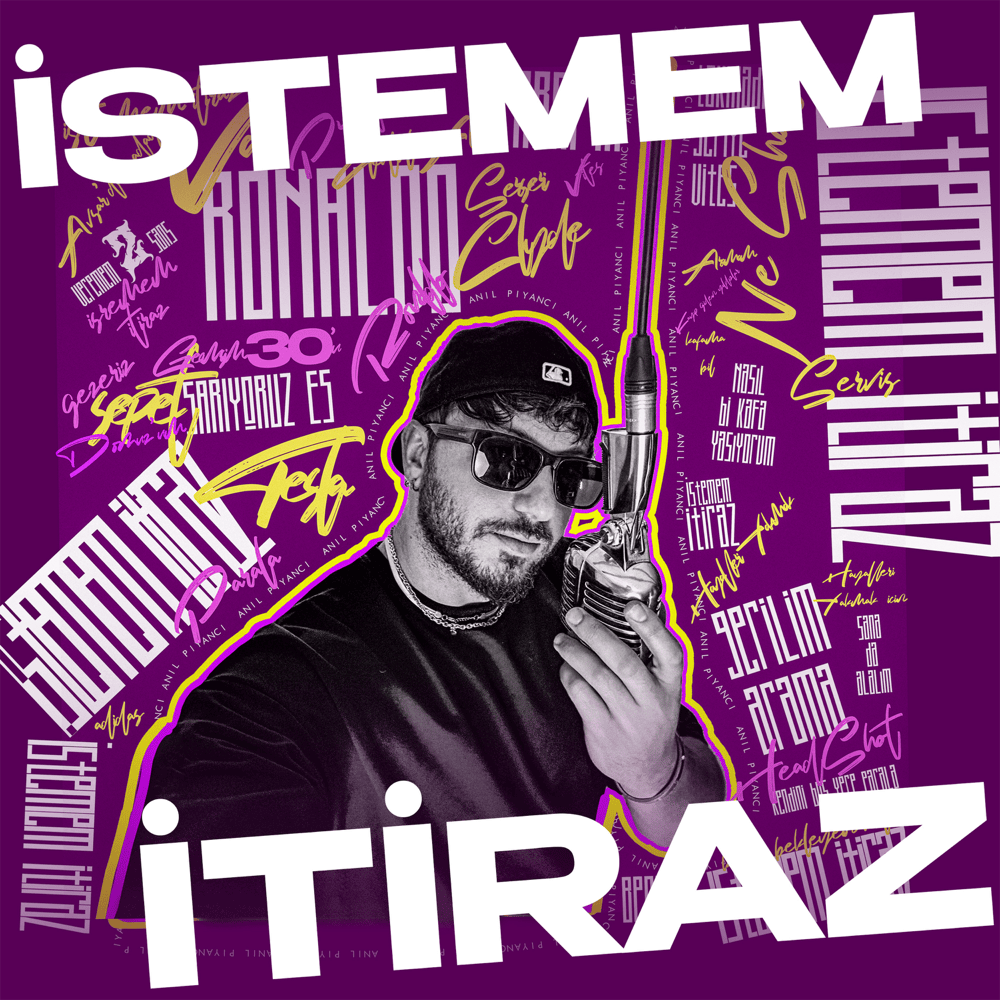 Album cover art for "İstemem İtiraz" by Anıl Piyancı