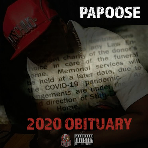 Album cover art for "2020 Obituary" by Papoose