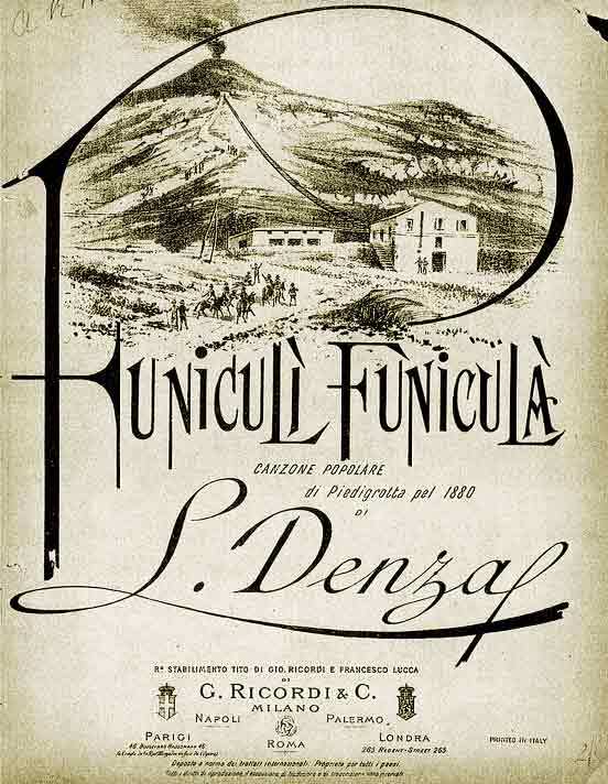 Album cover art for "Funicul�, Funicul�" by Luigi Denza
