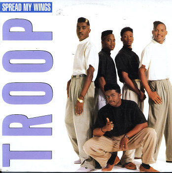 Album cover art for "Spread My Wings" by Troop