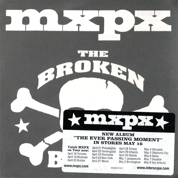 Album cover art for "The Broken Bones" by MxPx