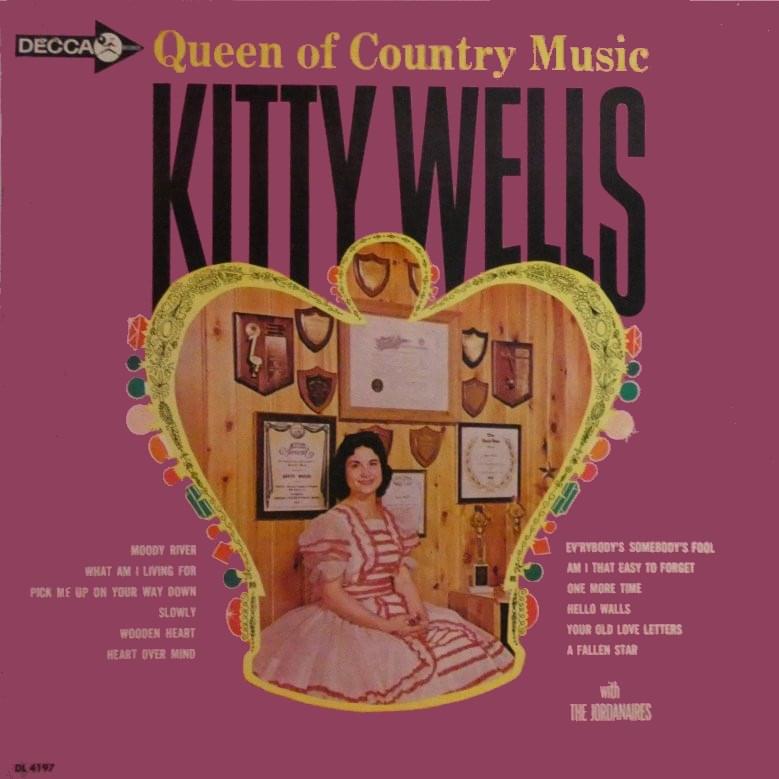 Album cover art for "Heart Over Mind" by Kitty Wells