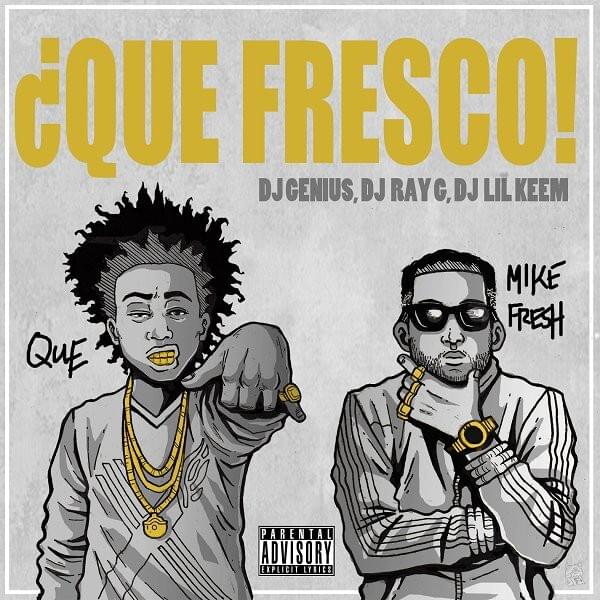Album cover art for "Uno Dos Tres" by QUE.