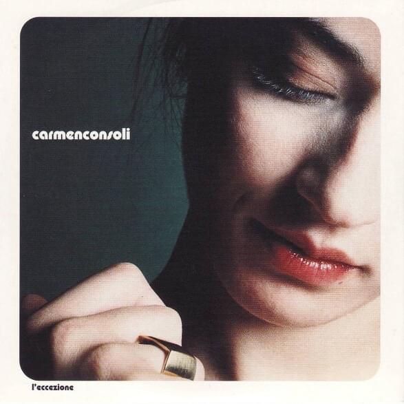 Album cover art for "L’eccezione" by Carmen Consoli