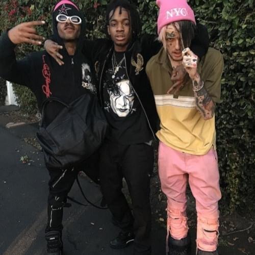Album cover art for "In Dis Bih (Bih)" by Lil Tracy & Thouxanbanfauni & Lil Peep