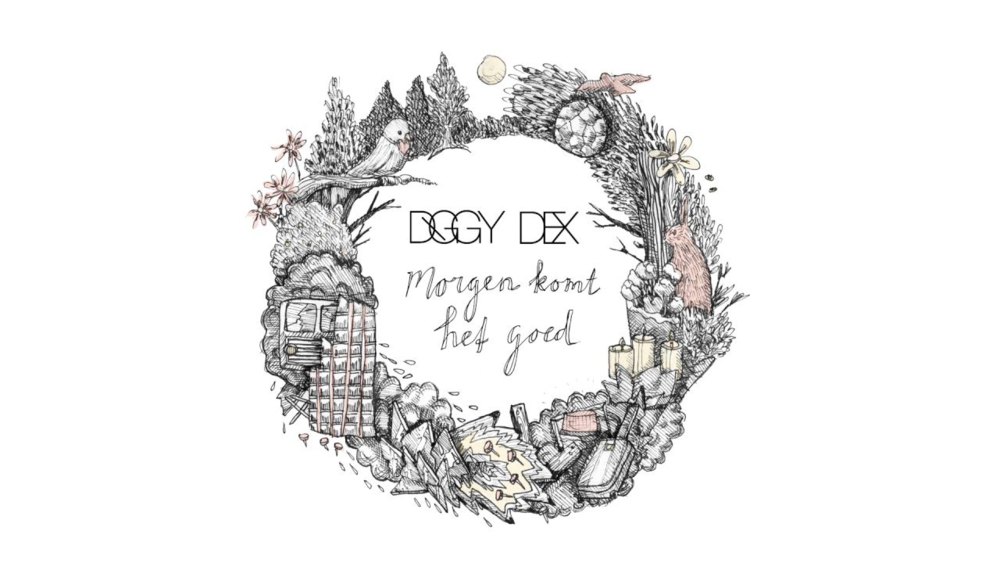 Album cover art for "Morgen Komt Het Goed" by Diggy Dex
