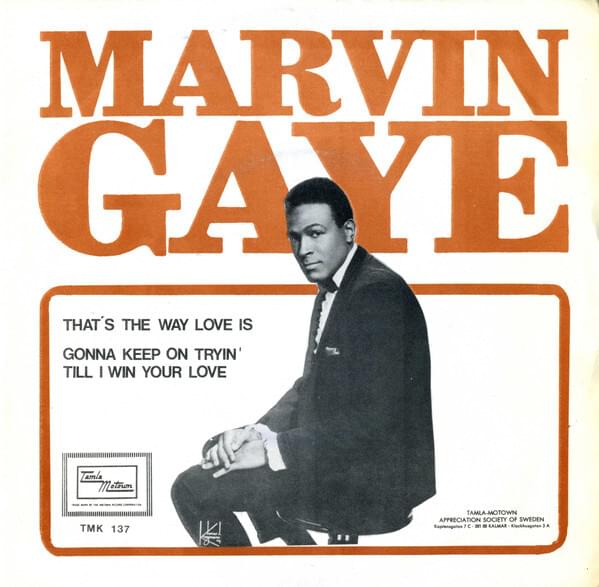Album cover art for "That’s the Way Love Is" by Marvin Gaye
