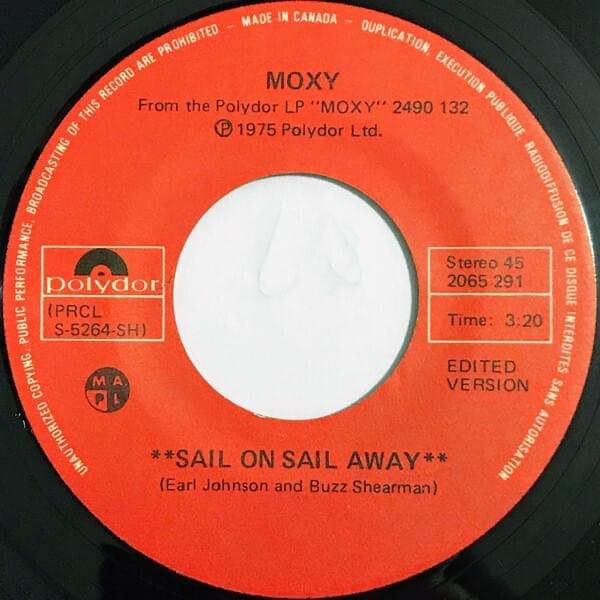 Sail On Sail Away by Moxy