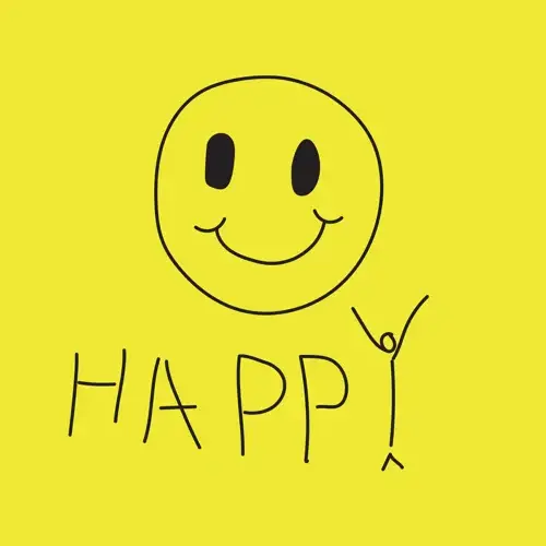 Album cover art for "Happy" by Robbie G
