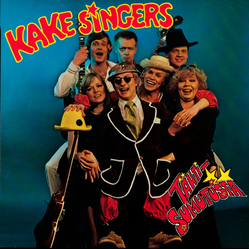 Album cover art for "Ollaan kahden lällällää" by Kake Singers