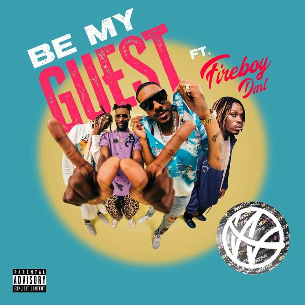 Album cover art for "Be My Guest" by WSTRN