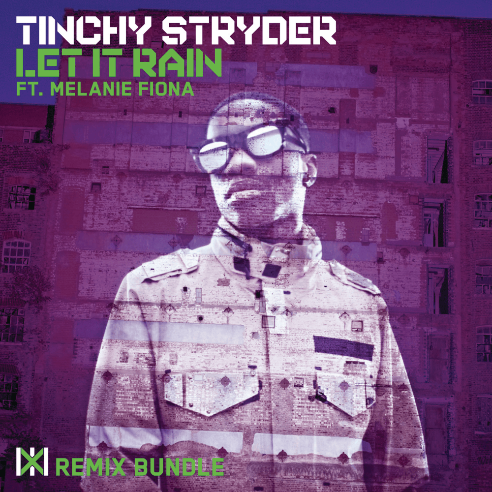 Album cover art for "Let It Rain" by Tinchy Stryder & Melanie Fiona