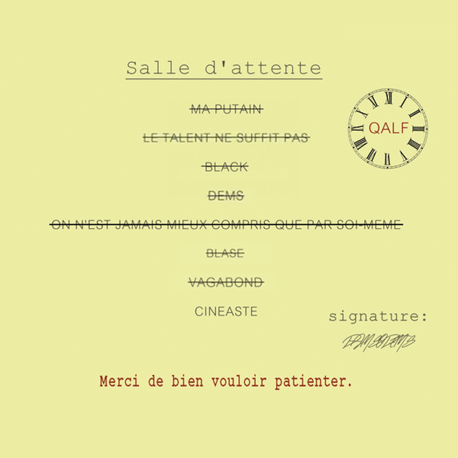 Album cover art for "CINÉASTE" by Damso