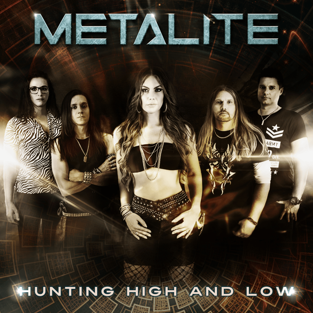 Album cover art for "Hunting High and Low" by Metalite