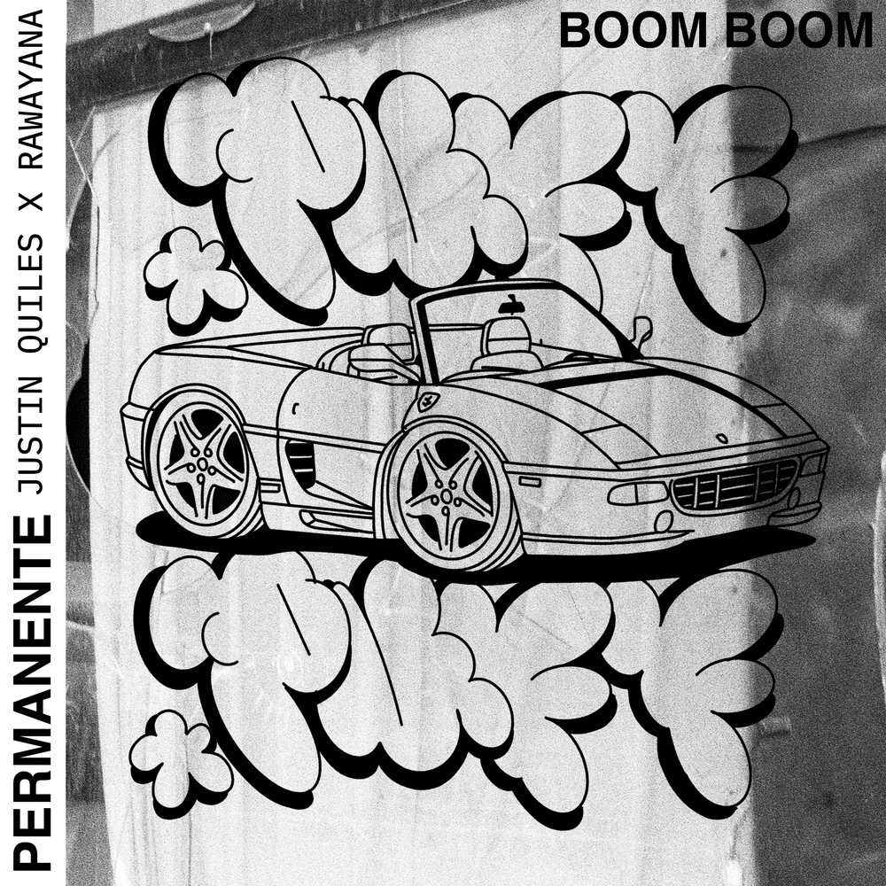 Album cover art for "BOOM BOOM" by Justin Quiles