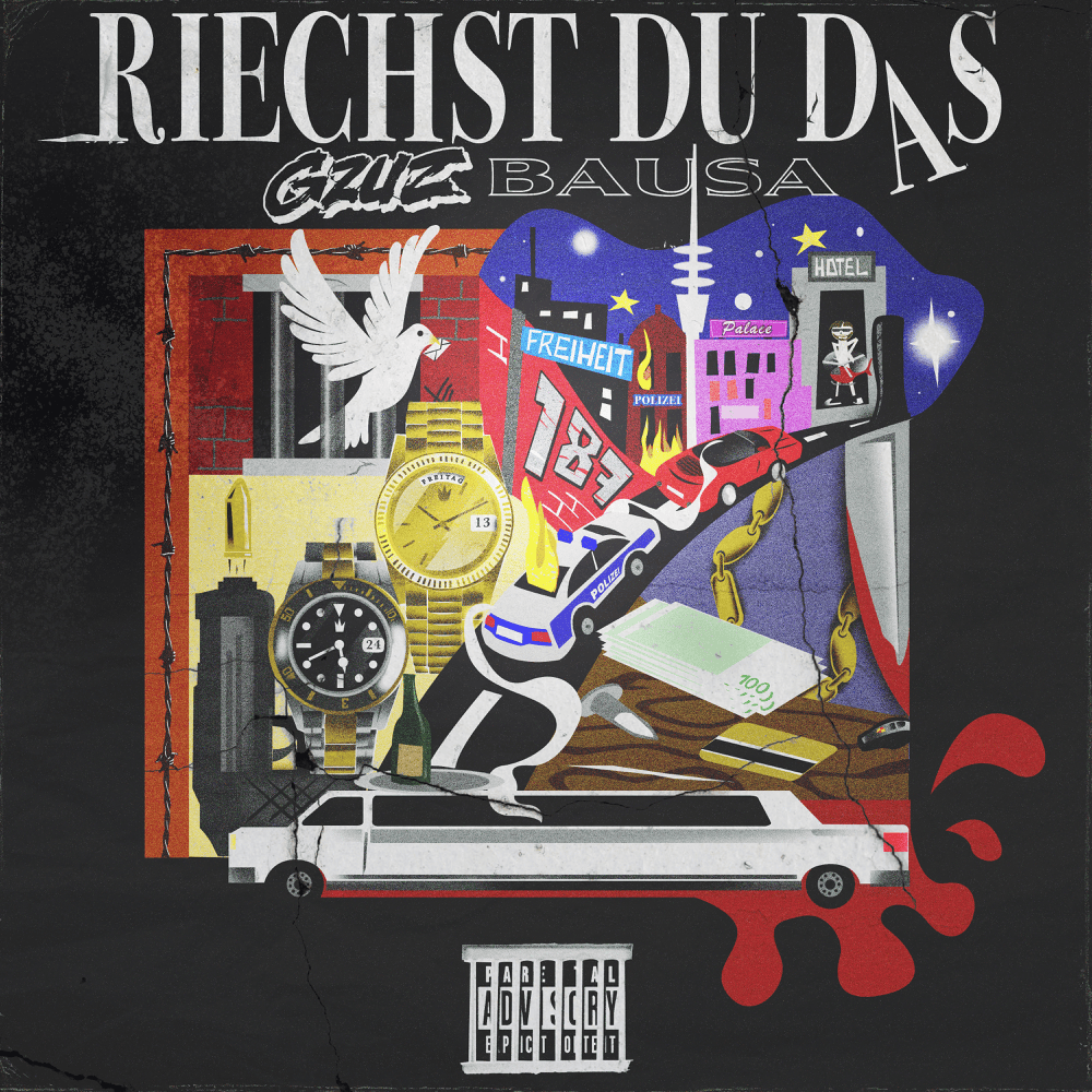 Album cover art for "Riechst du das" by Gzuz