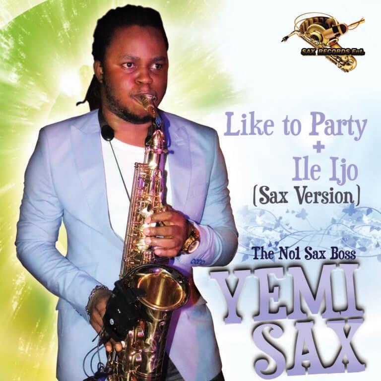 Album cover art for "Like To Party" by Yemi Sax & Burna Boy