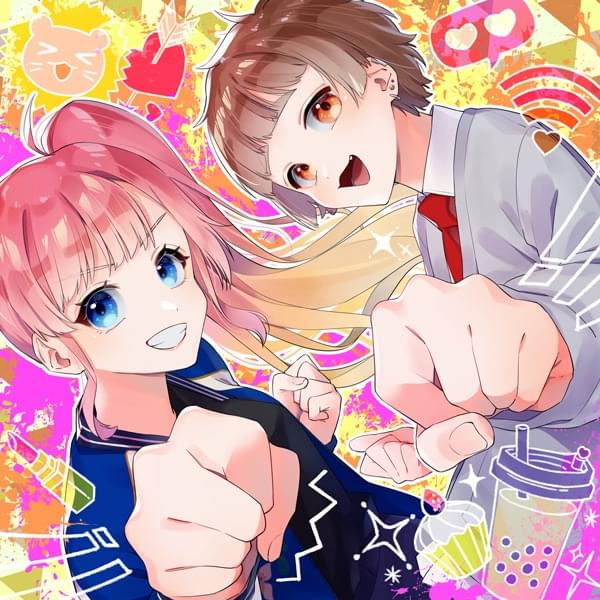 Album cover art for "LOVE FIGHT" by CHiCO with Honeyworks