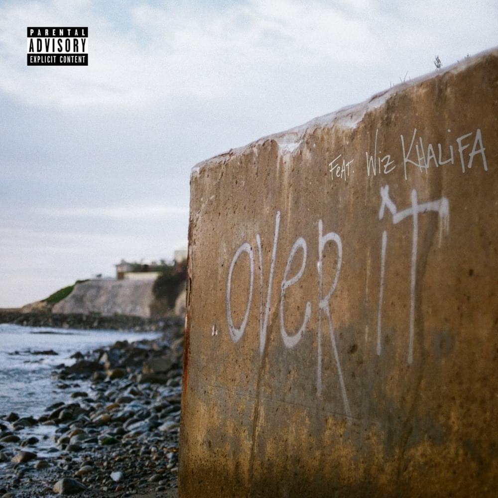 Album cover art for "Over It" by Yung Pinch & Wiz Khalifa