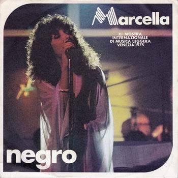 Album cover art for "Negro" by Marcella Bella