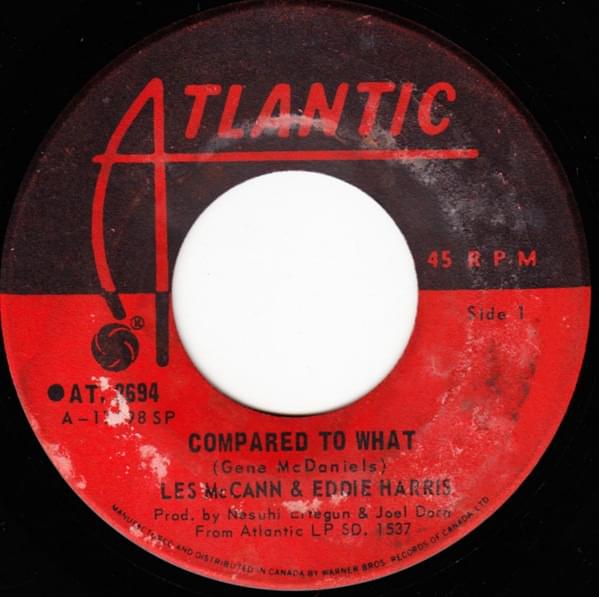 Album cover art for "Compared to What" by Les McCann
