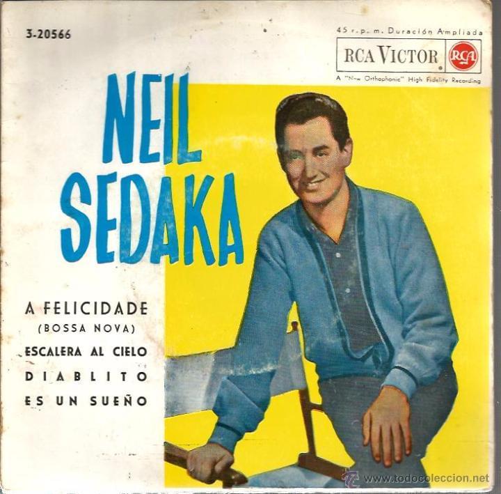 Album cover art for "A Felicidade" by Neil Sedaka