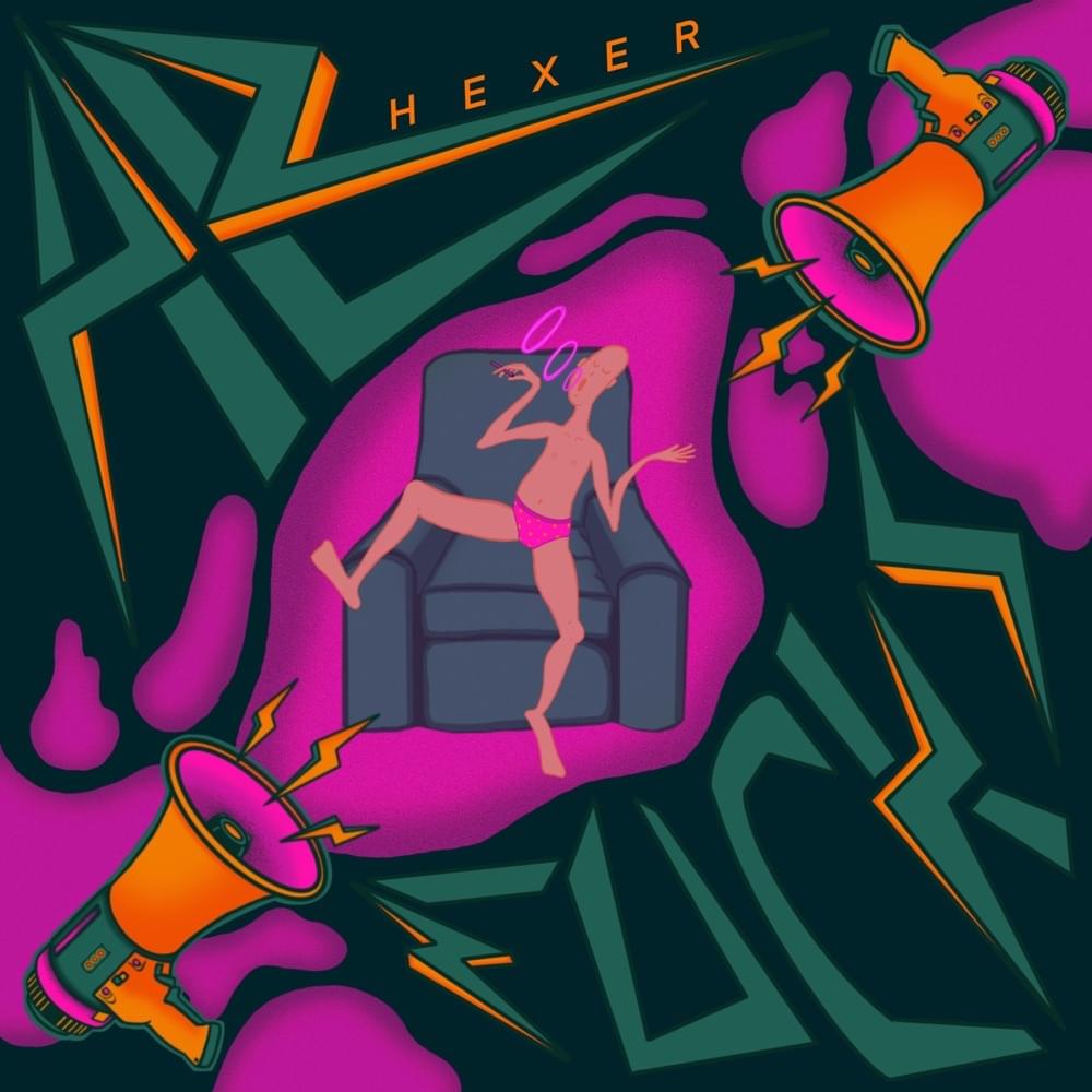 Album cover art for "Abfucks" by HeXer