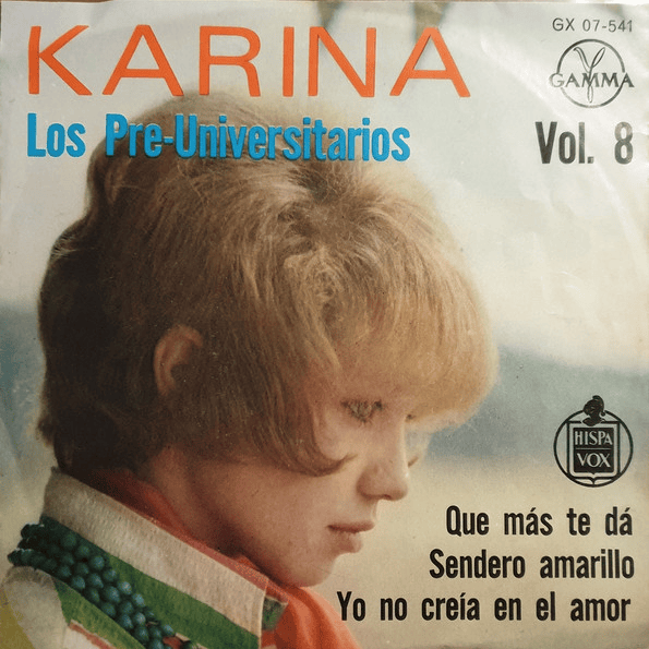 Album cover art for "Yo No Creía en el Amor (1968)" by Karina (ESP)