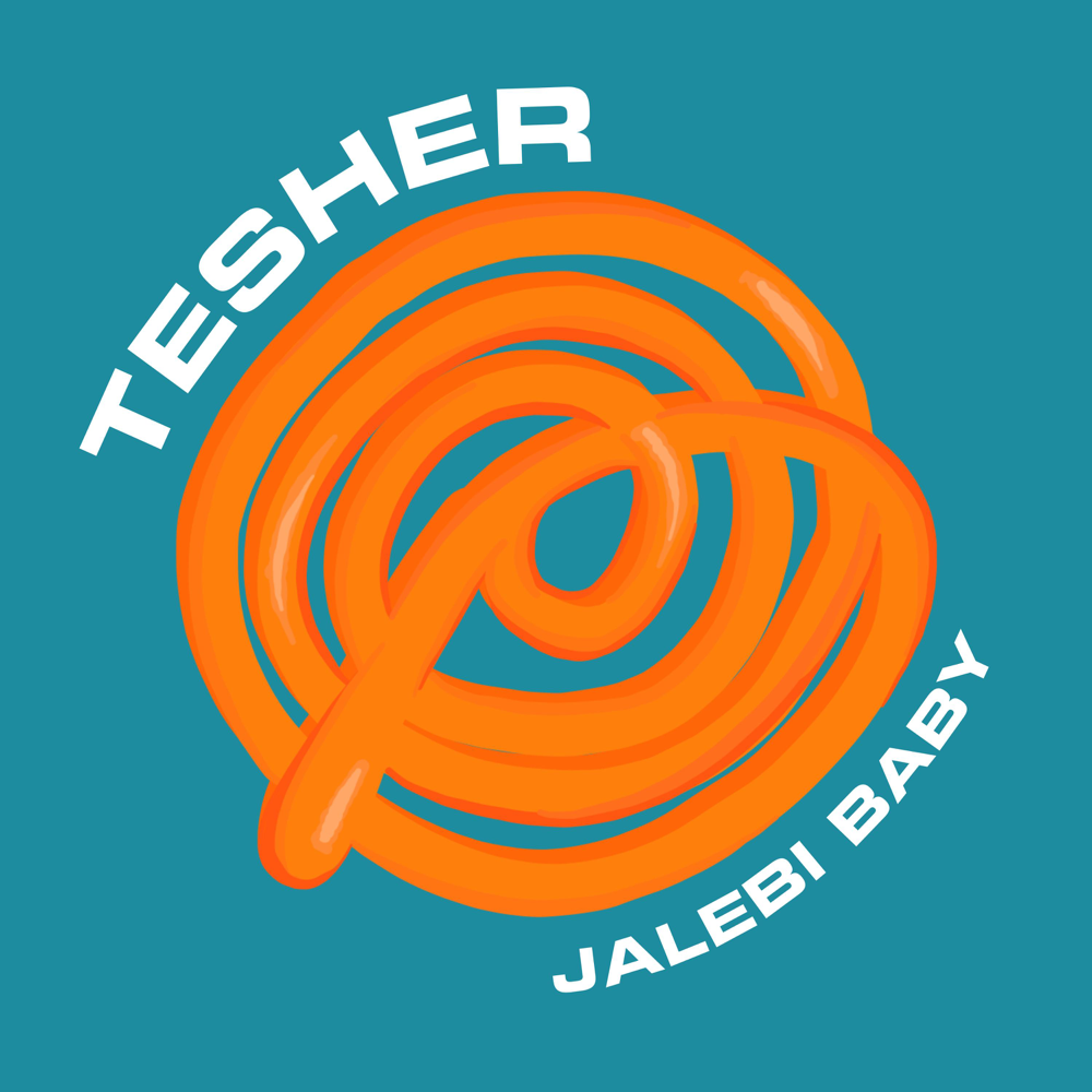 Album cover art for "Jalebi Baby" by Tesher