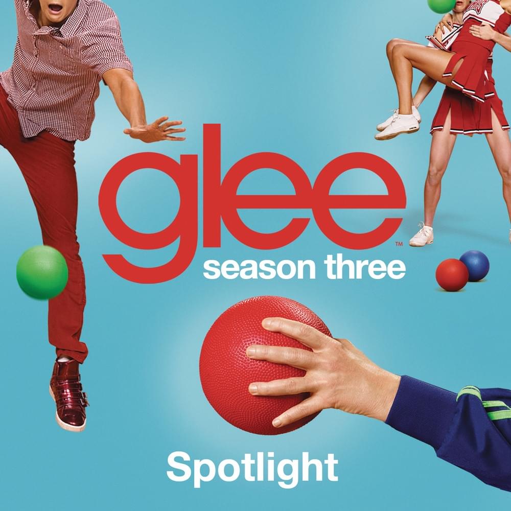 Album cover art for "Spotlight" by Glee Cast