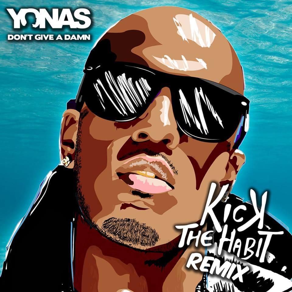 Album cover art for "Don’t Give A Damn (Kick The Habit Remix)" by YONAS