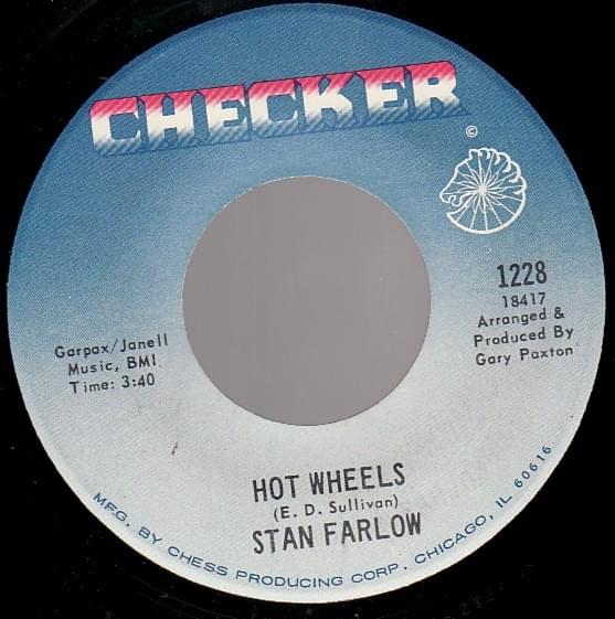 Album cover art for "Hot Wheels" by Stan Farlow