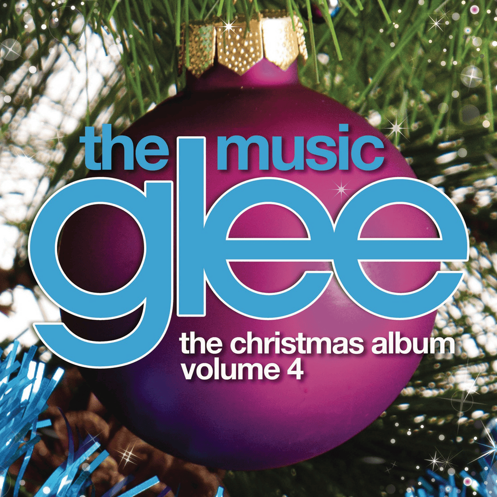 Album cover art for "Rockin’ Around the Christmas Tree" by Glee Cast